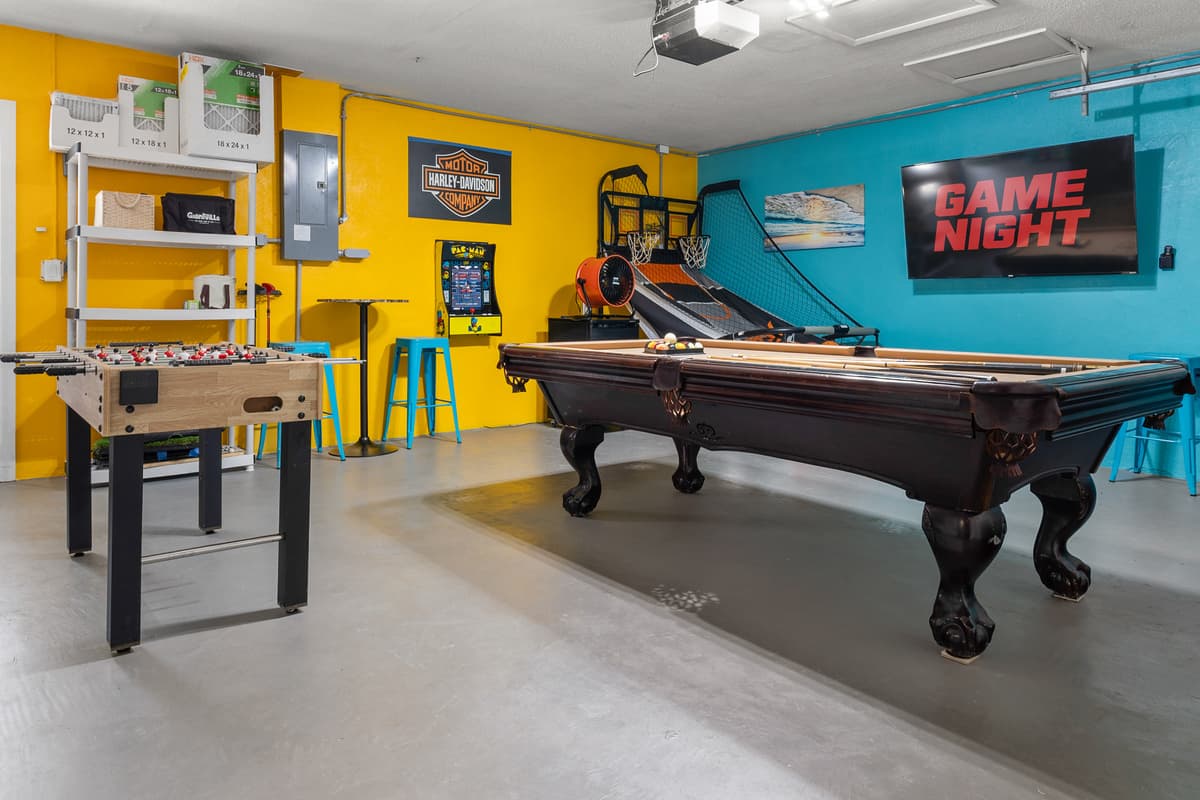 Game Room at Flamingo Palms.