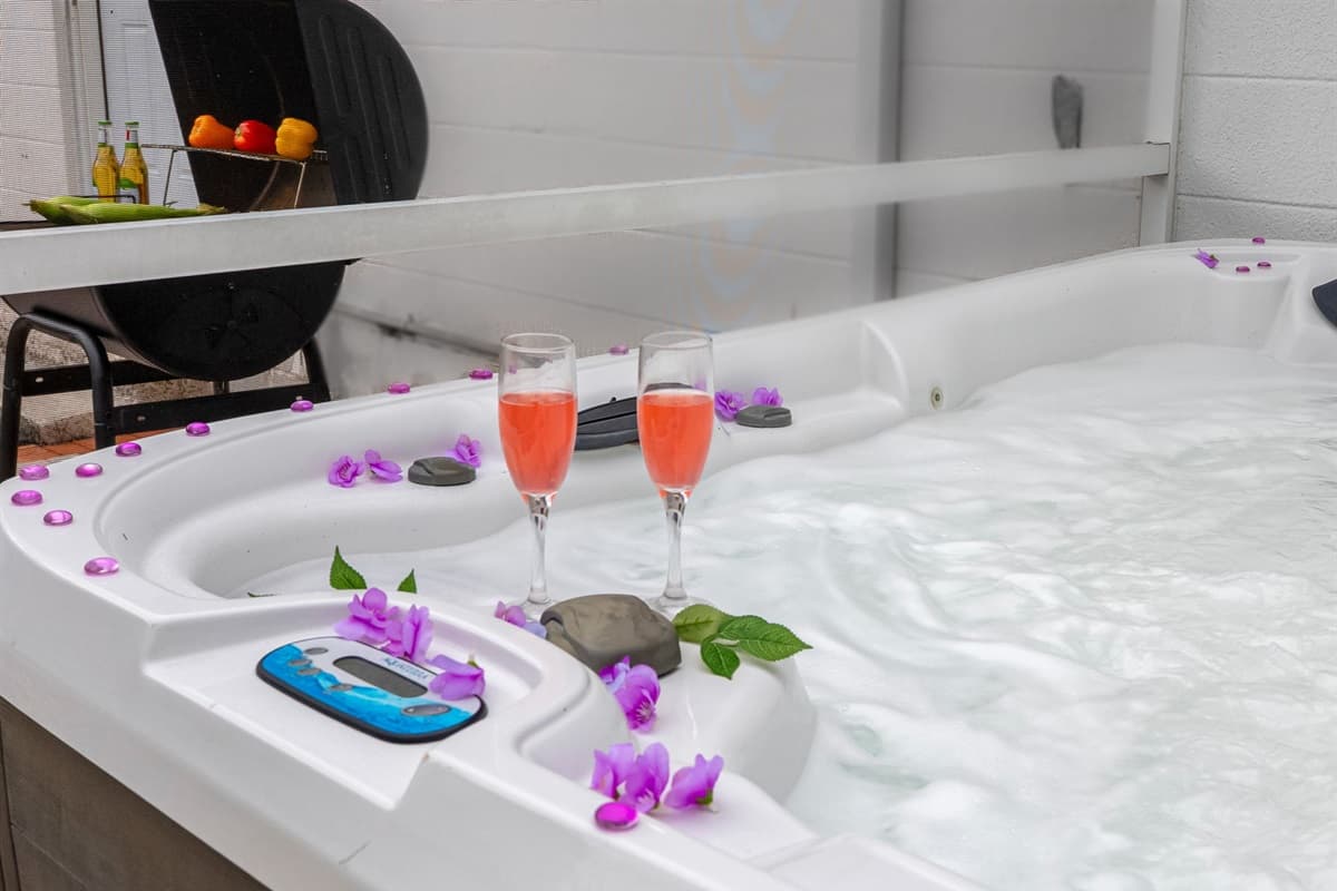 Relax, recharge, and enjoy the convenience of a private hot tub on-site.