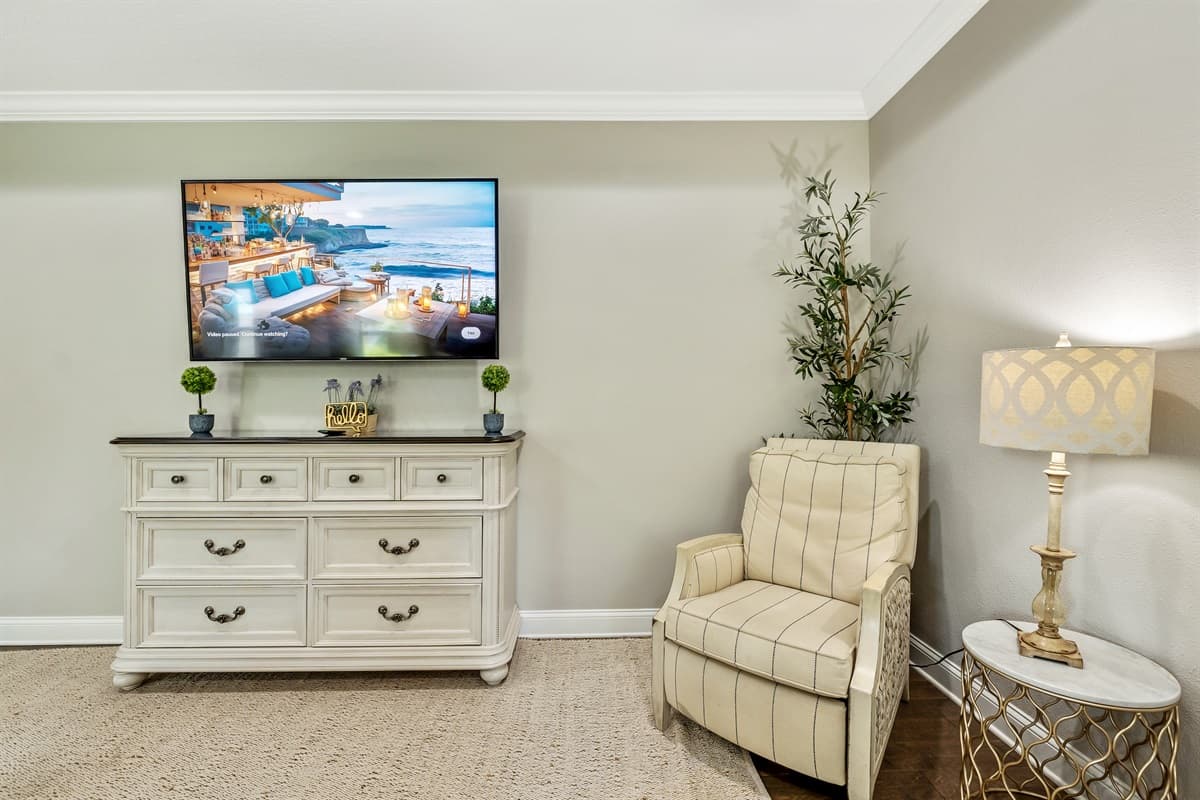 We invite you to make yourself at home and enjoy a peaceful stay in this delightful bedroom retreat.
