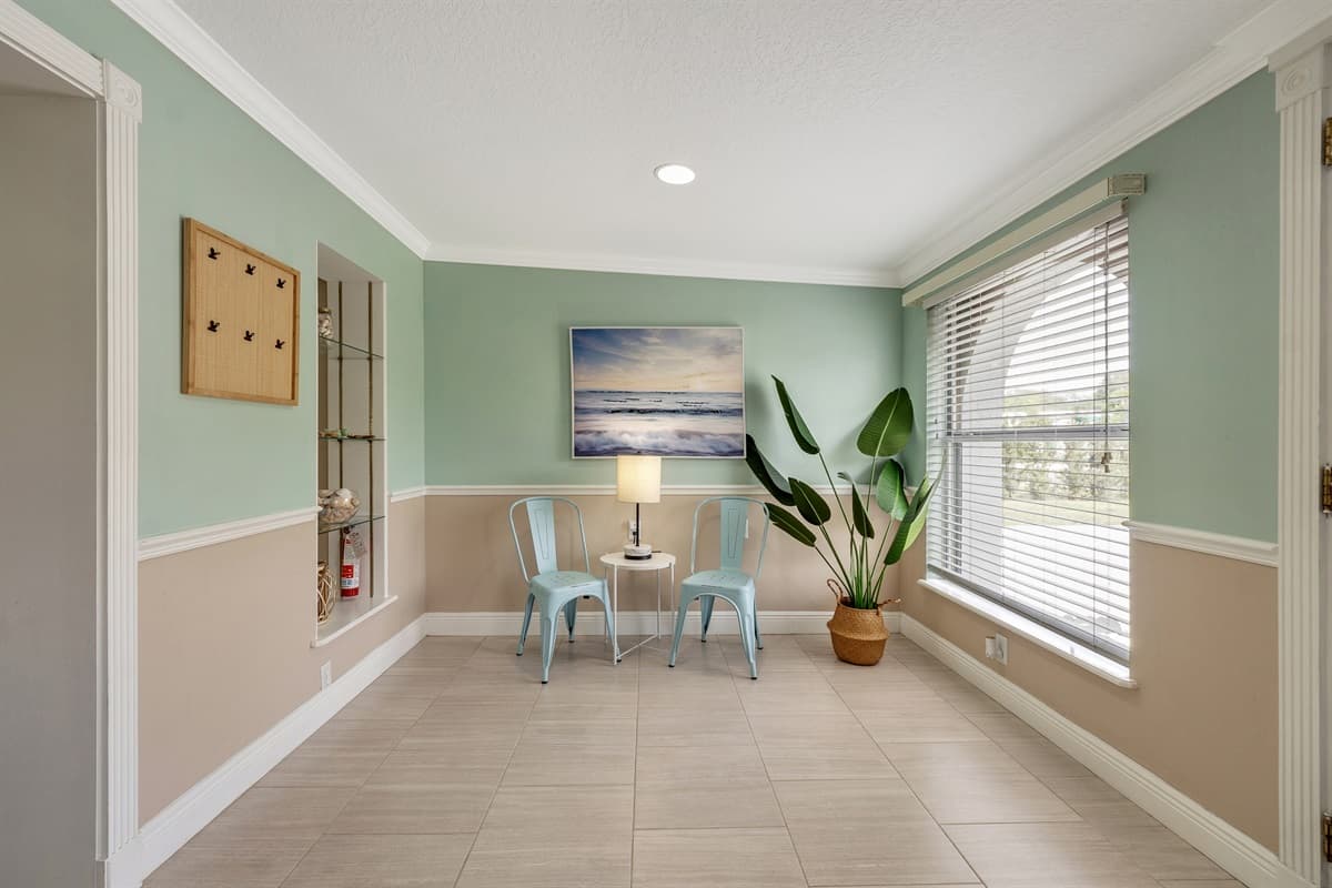 This additional seating area is a delightful extension of the warm hospitality that awaits you.