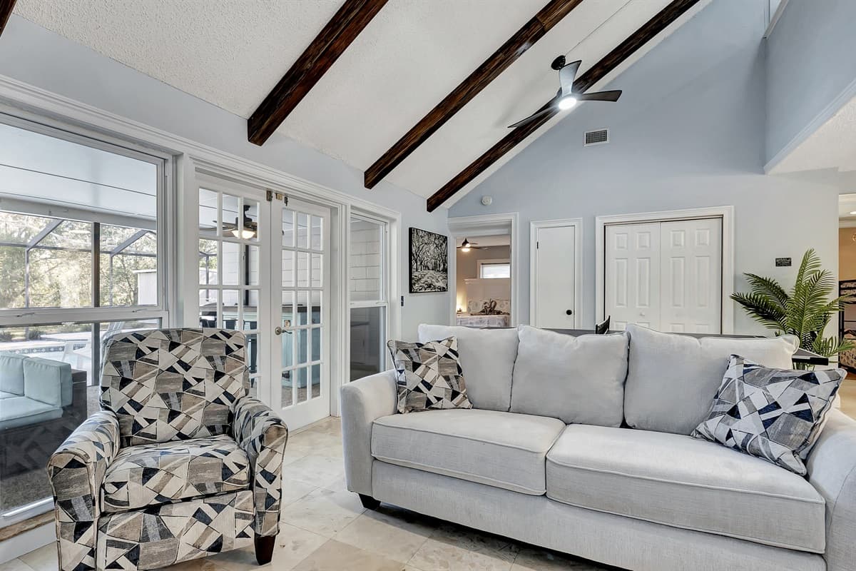 Enjoy the crackling warmth of the fireplace, providing the perfect backdrop for cozy evenings with loved ones.