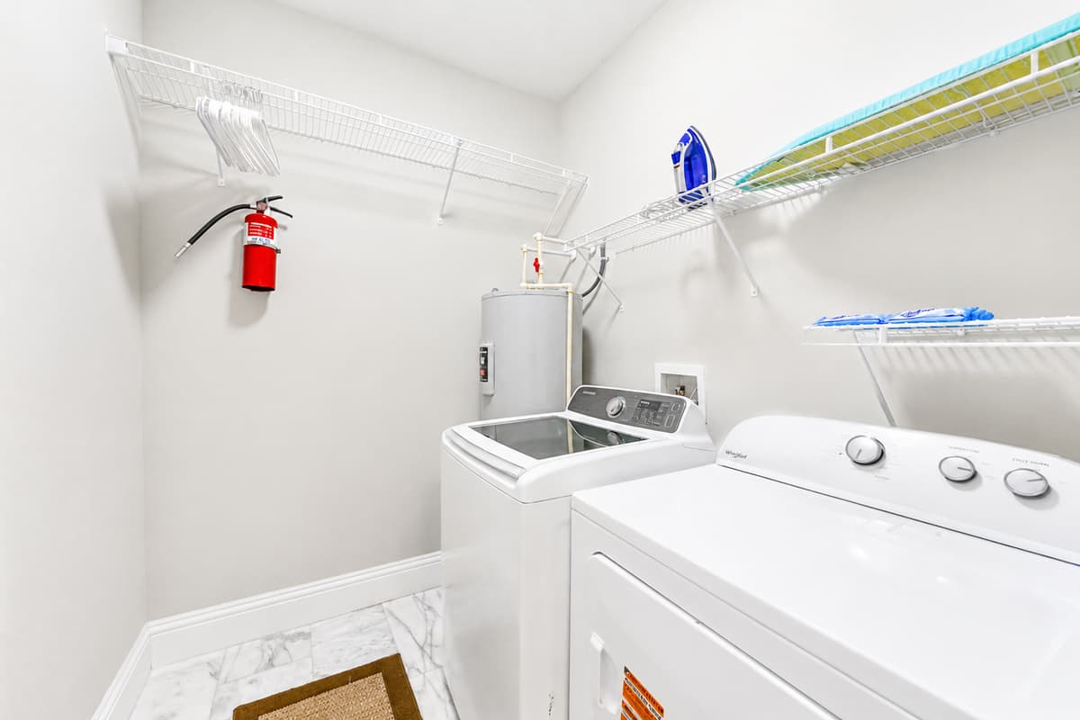Full-size washer and dryer available for your convenience, making longer stays and beach vacations even easier.