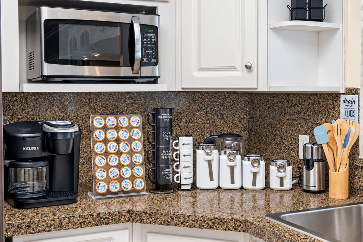 Wake up and smell the coffee in your very own personal cafe!