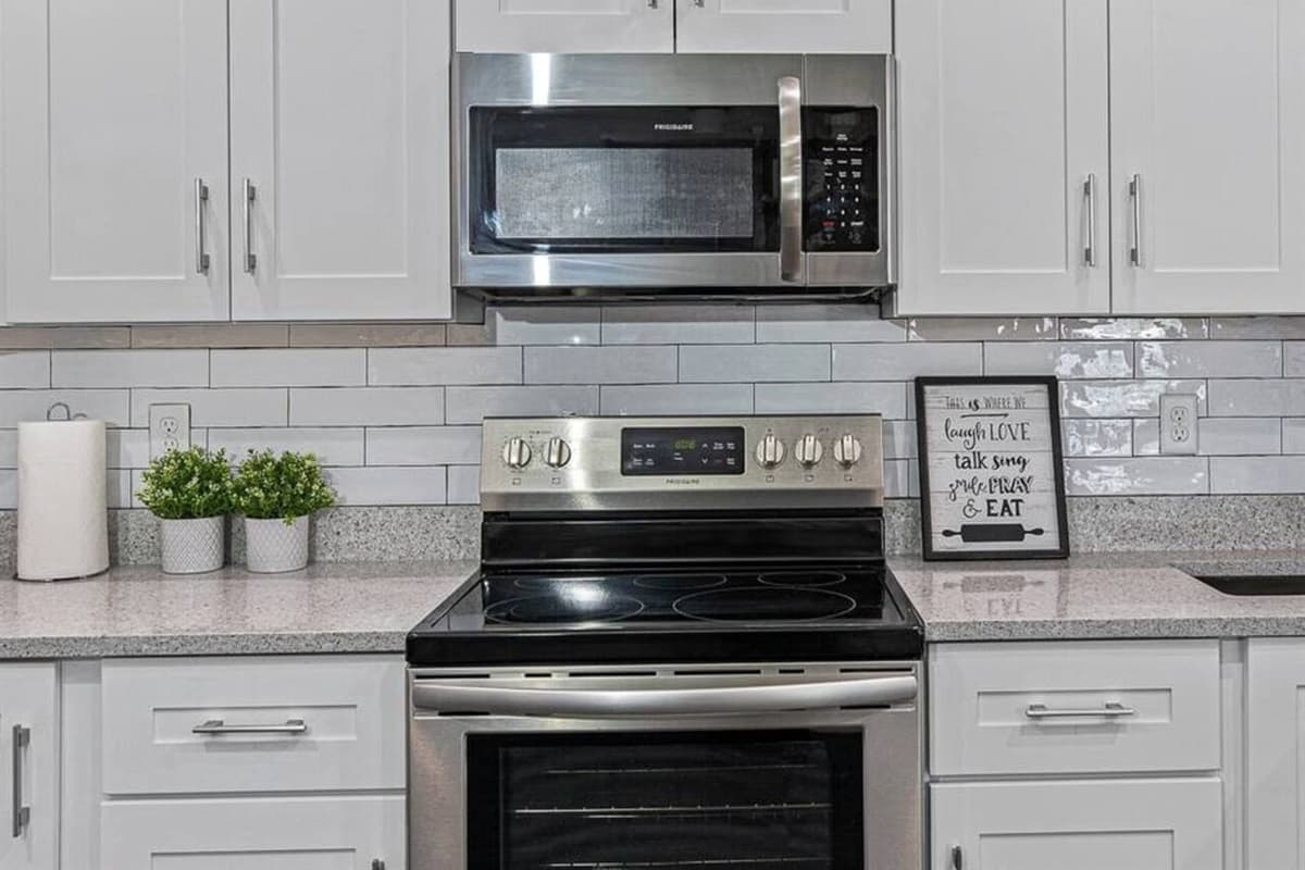 Do you love preparing/ making your own meals? Our property has a modern fully equipped kitchen where you would surely enjoy cooking! If you find this amazing, send us an inquiry now!