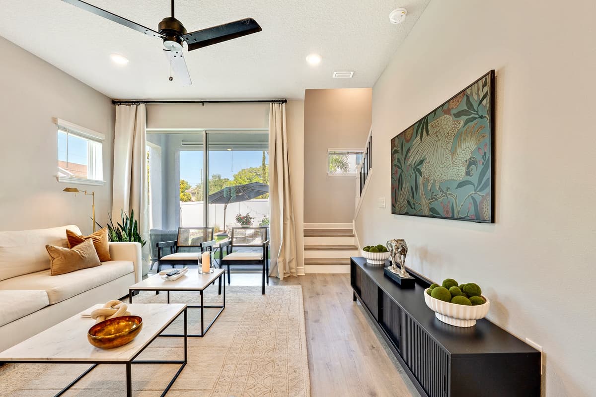 The room exudes a sense of curated refinement.