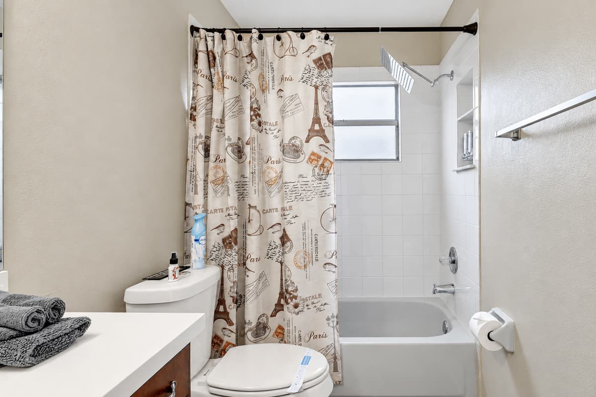 Our tub and shower combination offers the best of both worlds, whether you crave a quick refresh or a long soak in relaxation.