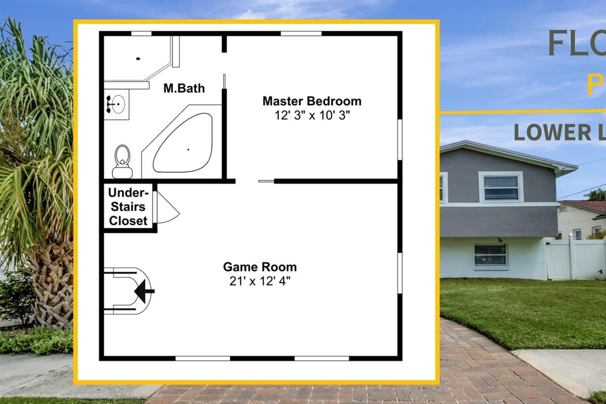 Floor Plan of Lower Level
