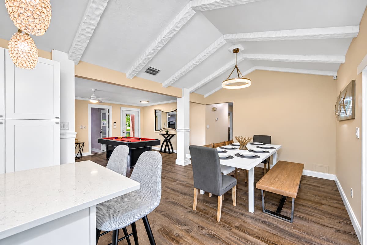 Appreciate great meals wondefully prepared by loved ones in this elegant dining area while making and sharing memories. Send us an inquiry now!