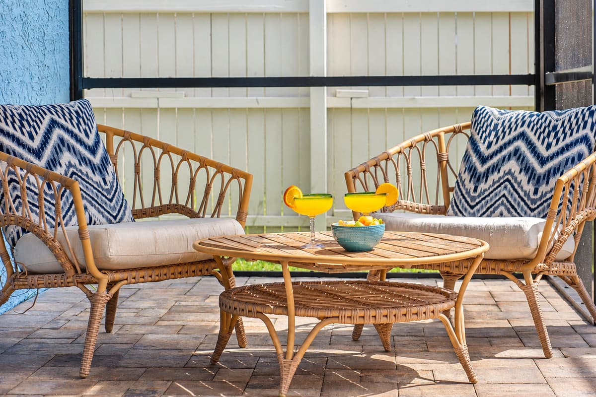 With multiple seating areas, pool games, and a spacious screened enclosure, this outdoor space is ideal for gatherings, grilling, or peaceful solo lounging.