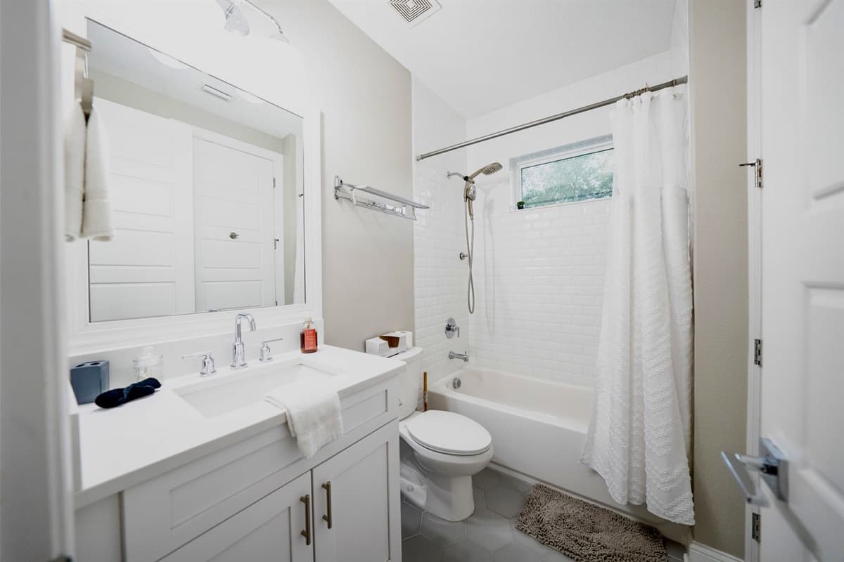 Our bathroom is your personal oasis where you can escape, relax, and rejuvenate. 
