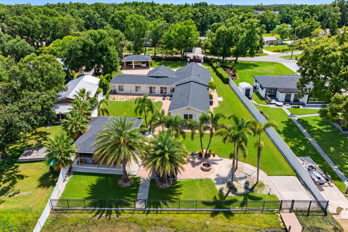 Aerial View of the Neighborhood
