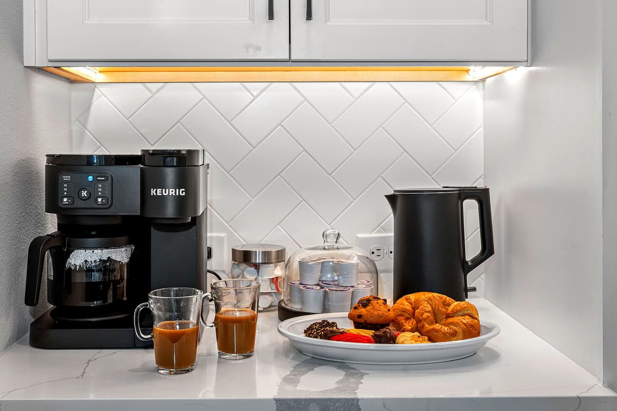 Our exclusive coffee station