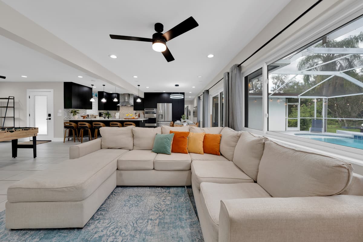 Designed for unforgettable moments, from the sofa to the pool.