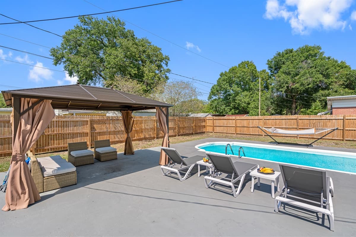 This idyllic setting is the perfect escape from the hustle and bustle of everyday life, offering a serene environment to soak up the sun and unwind.
