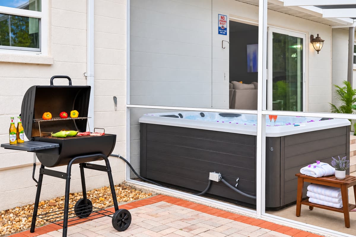 Enjoy the convenience of a dedicated grilling station.