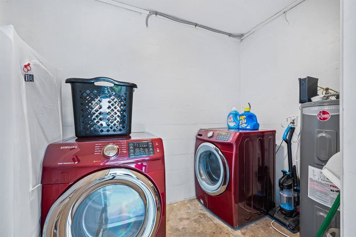 Never worry about your dirty clothes during your stay! We have a washer and dryer
