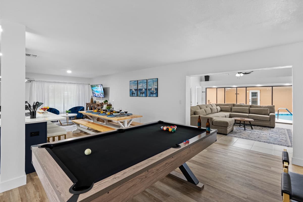 Let the games begin! This vibrant hangout space has something for everyone—from billiards to retro arcade gaming and beyond.