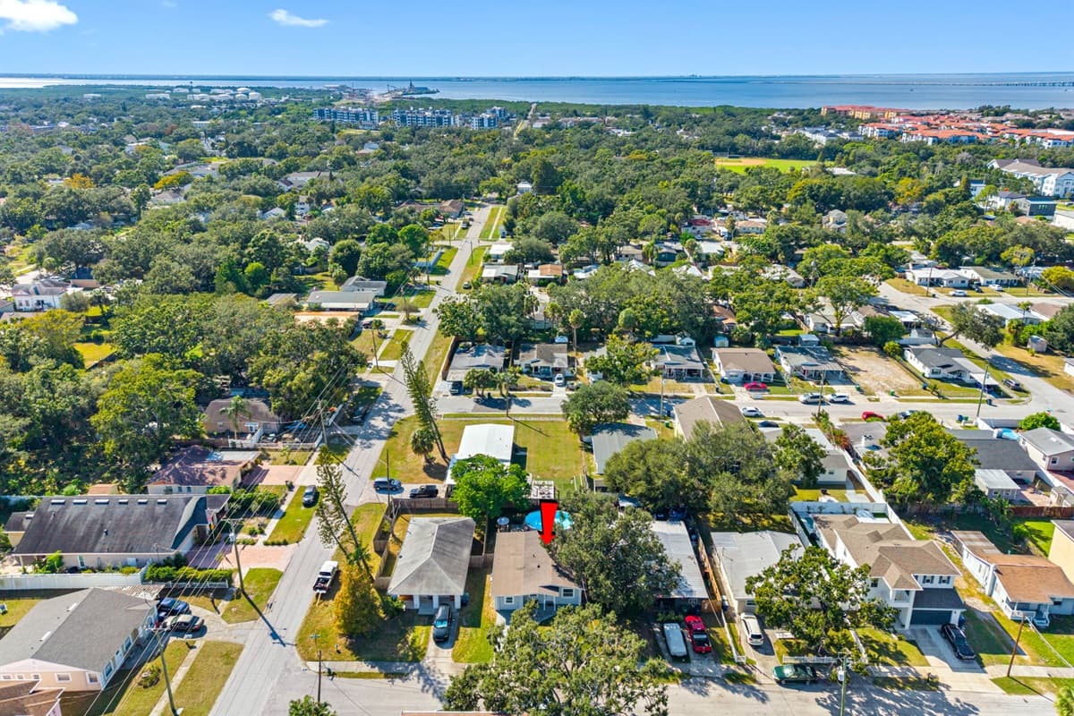 Aerial View of the Neighborhood