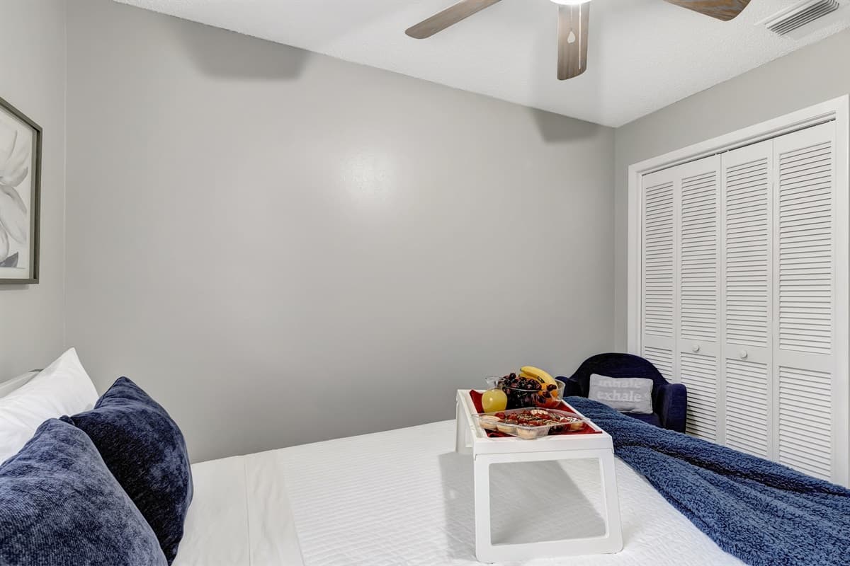 Drift into a world of comfort and charm as you unwind in this cozy retreat.