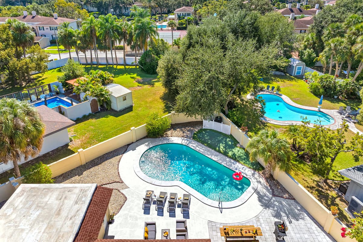 Whether traveling solo, as a couple, or with family, this intimate pool area offers a peaceful retreat for all.