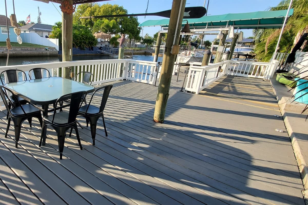 Tired of just staying indoors? We have this wonderful seating area where you can have a great view while having a cup of coffee or tea! Send us a message for any questions!