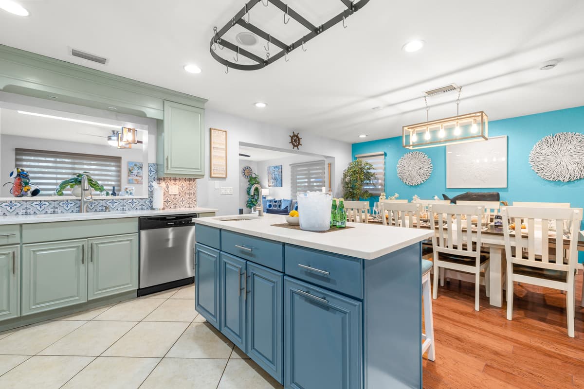 Kitchen at Flamingo Palms.