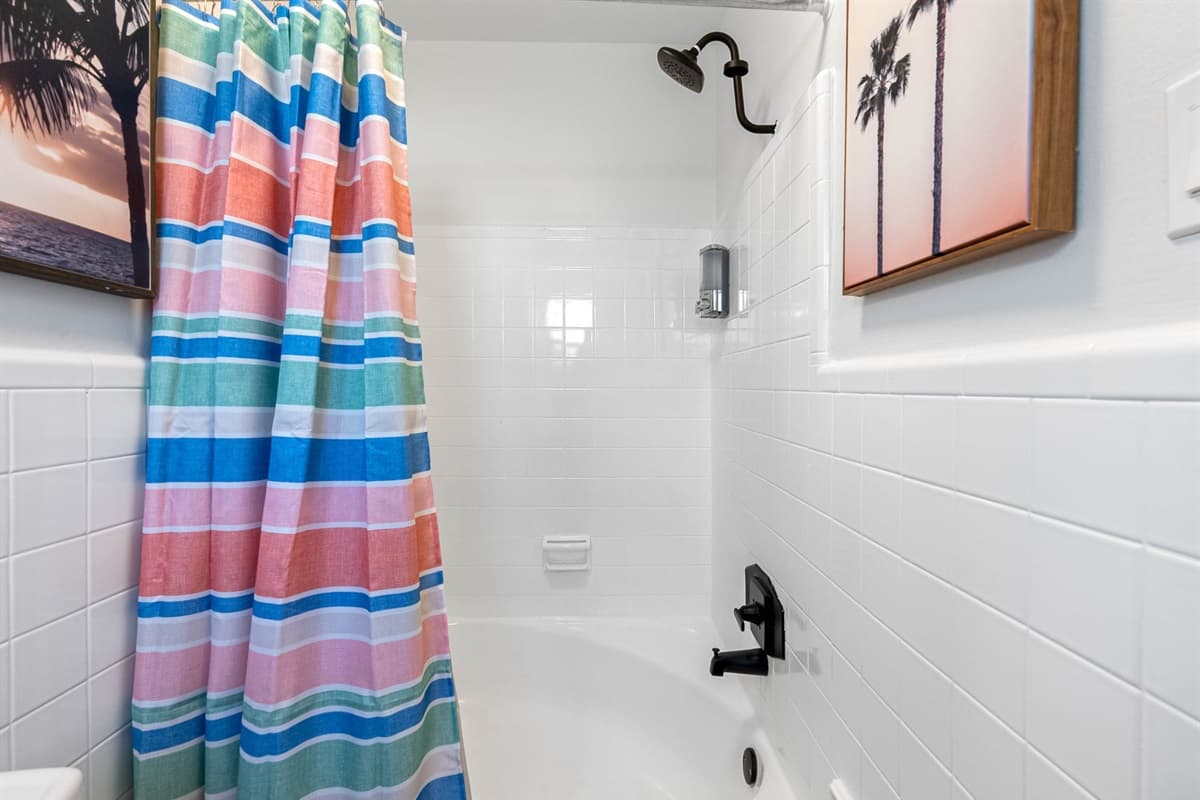 The ensuite bathroom takes your experience to new heights.