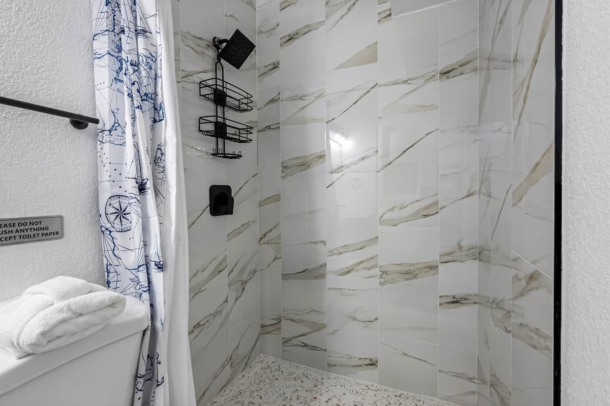 Pamper yourself in this high-end bathroom retreat.