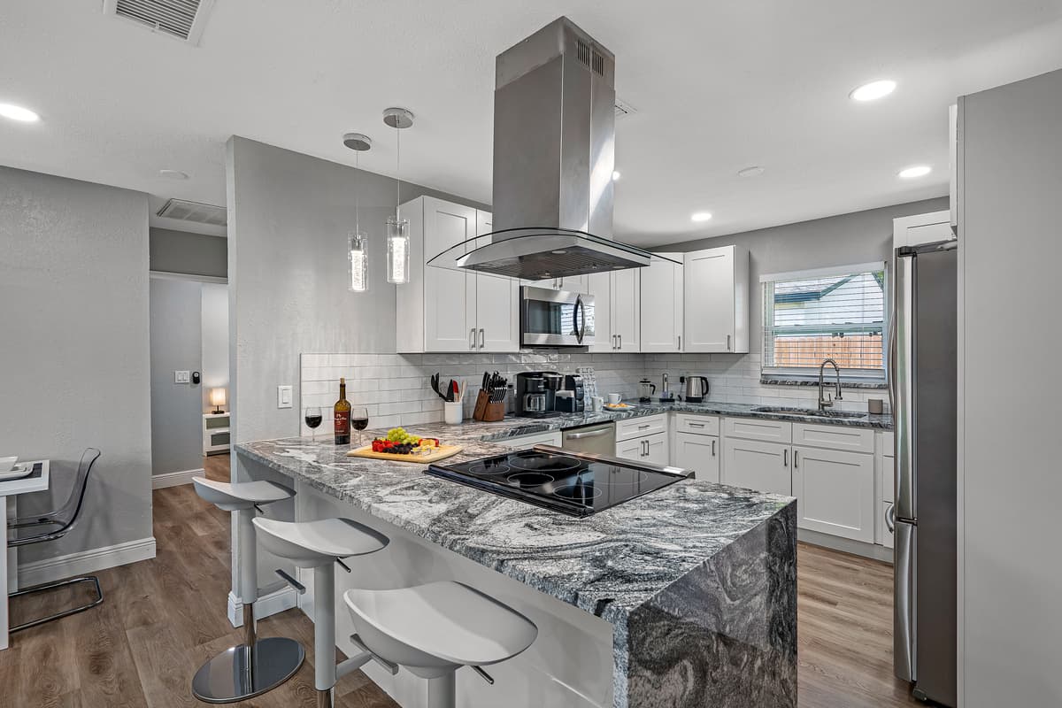 Share stories while getting the food ready! With our open space concept, you could bond with family and friends while making sure everyone would love the food they would eat!