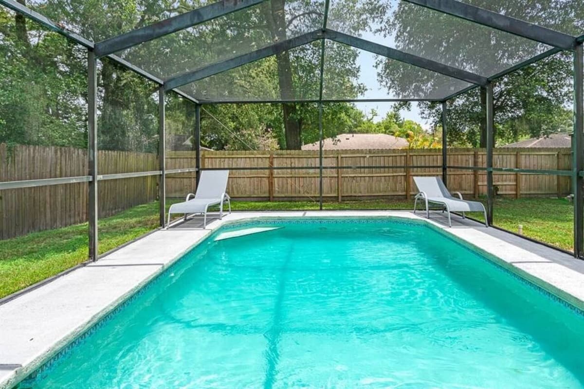 Create beautiful memories in our stunning pool is heated and is great any season! We maintain 85℉ temperature for you to enjoy swimming regardless of the weather. If you love this property, send us an inquiry now!