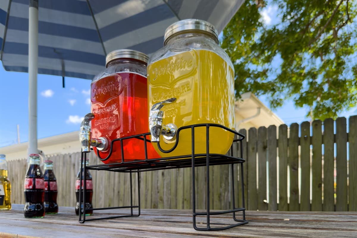 Sip on lemonade poolside or enjoy a quiet moment in the fresh air.