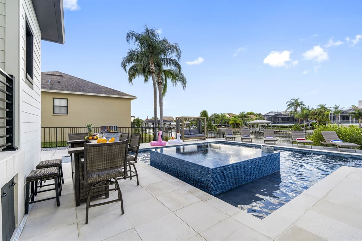 Whether you're taking a refreshing dip, sunbathing, or dining al fresco with the tropical landscape as your backdrop.