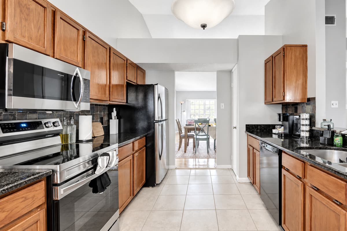 Our kitchen is a symphony of sophistication.