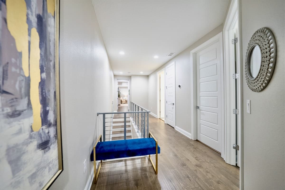 Hallway to the bedrooms.