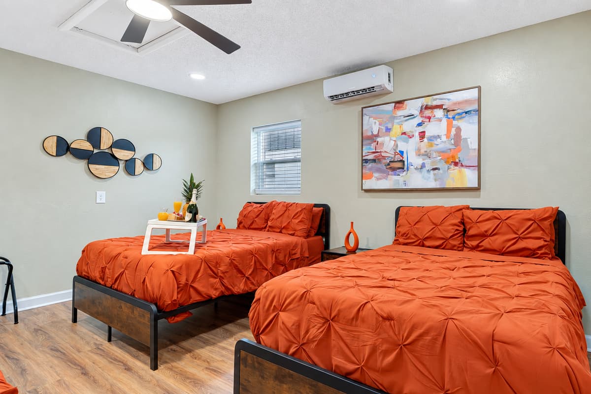 Our bedroom offers versatility and comfort for everyone.
