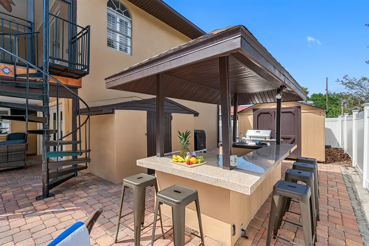 Get ready to sizzle and grill with our amazing outdoor barbecue grilling station! With the perfect blend of style and functionality, our grilling station is the perfect place to fire up the grill and cook up some mouthwatering meals.