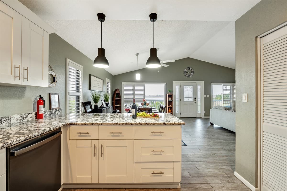The appliances, including a stove, refrigerator, microwave, and more, are at your disposal to make cooking and meal preparation a breeze.