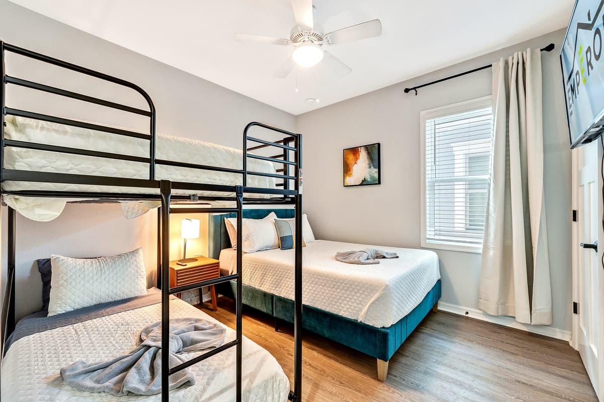 This bedroom isn't just a place to rest; it's an invitation to customize your stay according to your unique requirements.