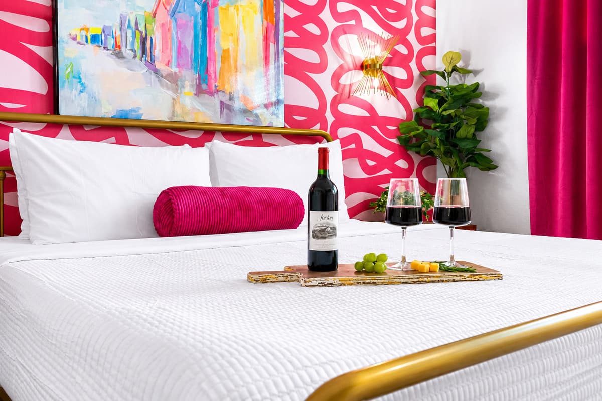 Create unforgettable memories in the inviting king bedroom, complete with elegant décor and the perfect ambiance for a relaxing getaway.