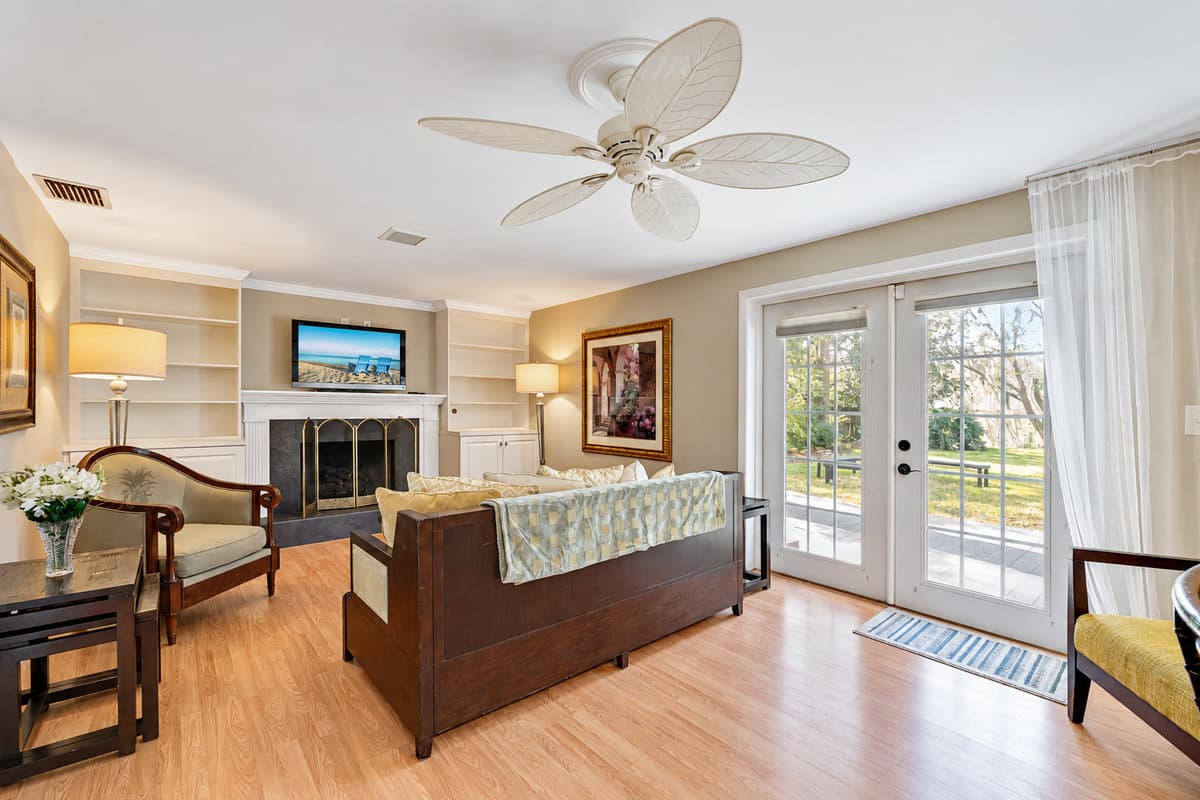 As you settle in, you'll notice the centerpiece of our second living room - a sleek smart TV, ready to entertain you with endless possibilities.