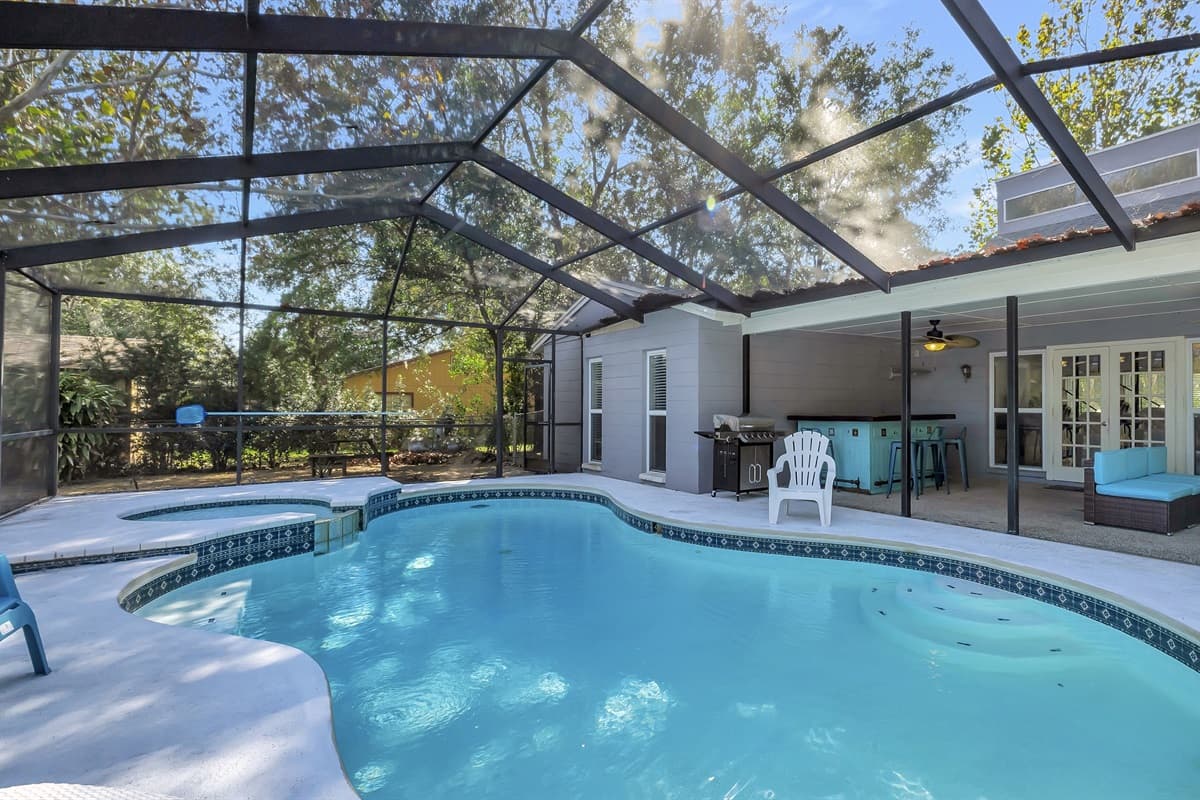 Our pool area is a sanctuary of serenity, inviting you to unwind, relax, and soak up the beauty that surrounds you.