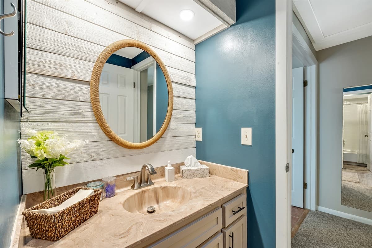 With its contemporary design and premium amenities, this bathroom invites you to pamper yourself and unwind in style.