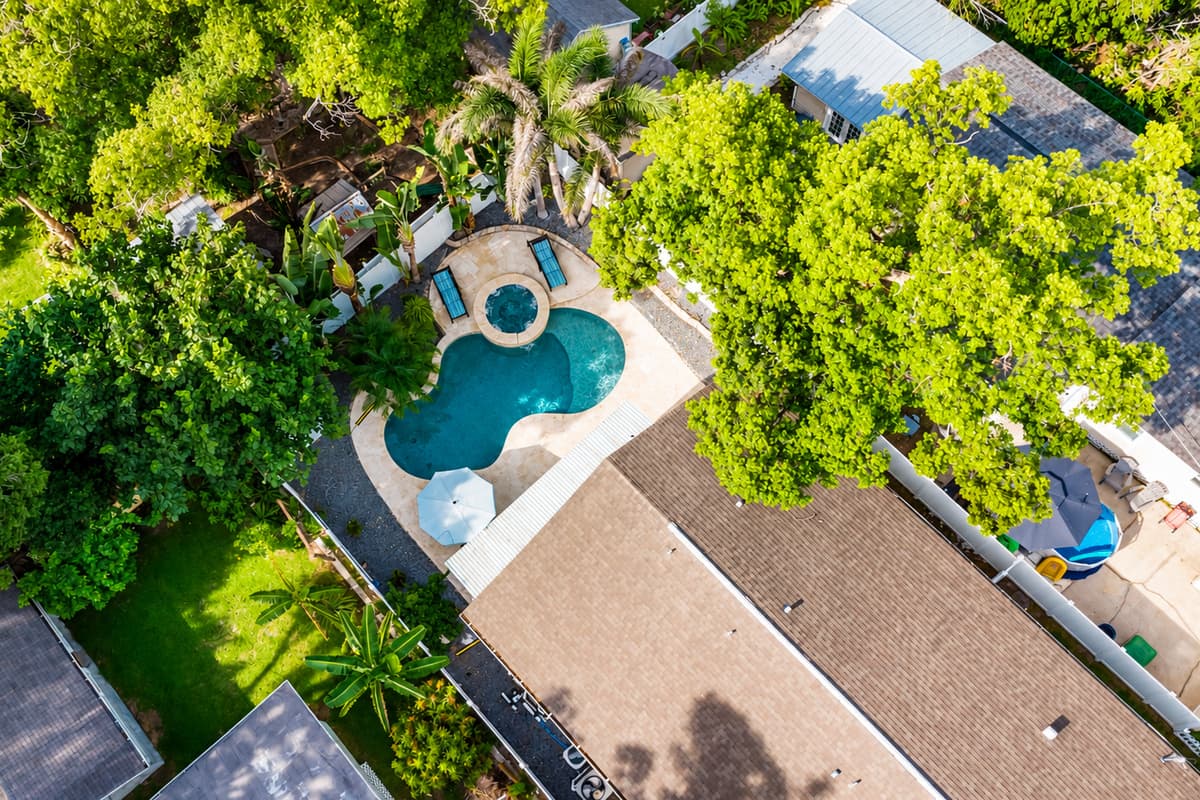 Aerial View of the Neighborhood
