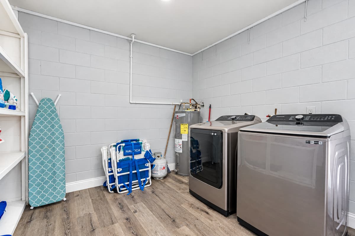 Never worry about bringing home used and soiled clothes. We wanted to make sure your stay would be as comfortable as possible so we provided a full-sized washer and dryer. Send us an inquiry as soon as possible!