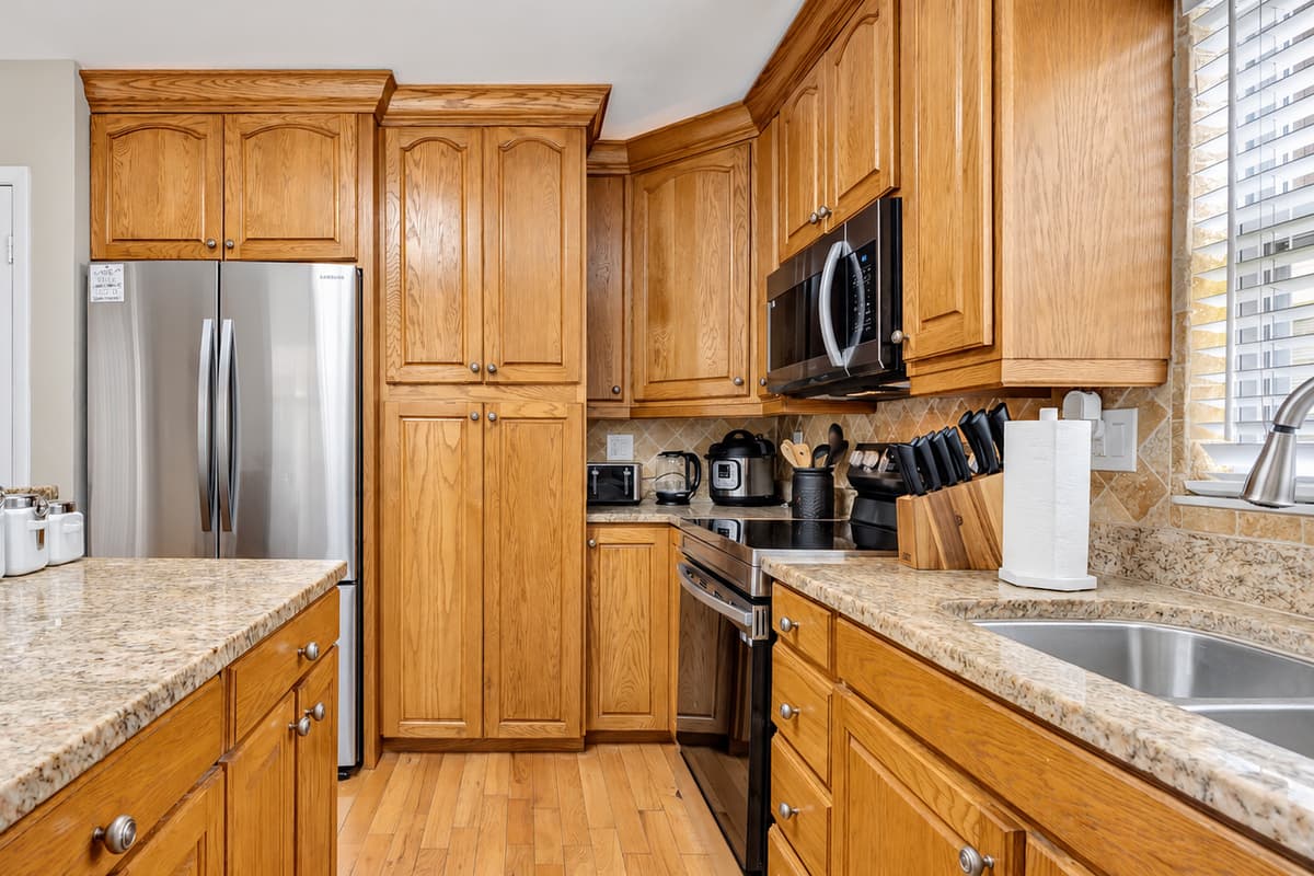 Our kitchen offers the perfect blend of style, convenience, and comfort for all your culinary adventures.