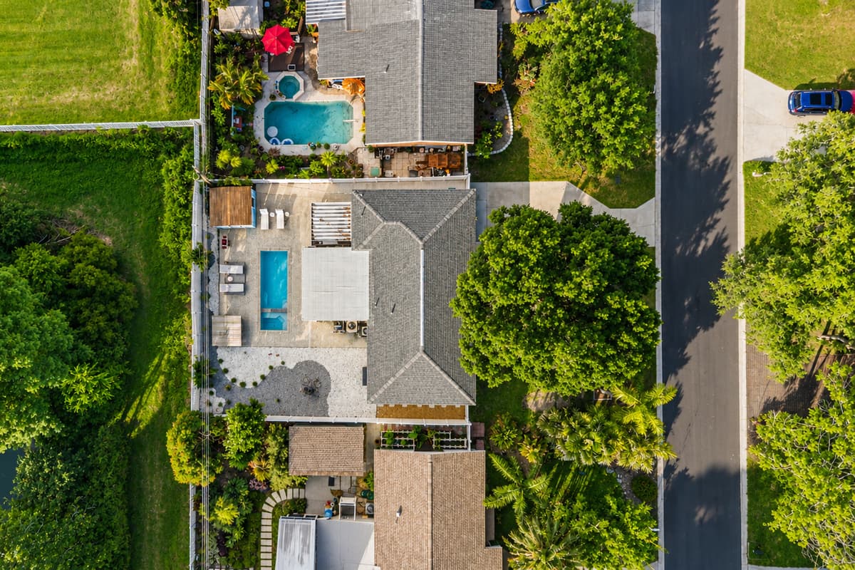 Aerial View of the Neighborhood