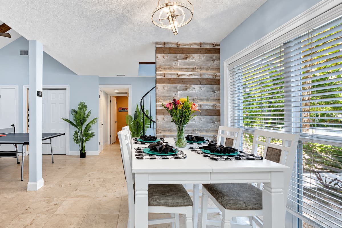 Gather around and savor the flavors of togetherness in our charming dining area!
