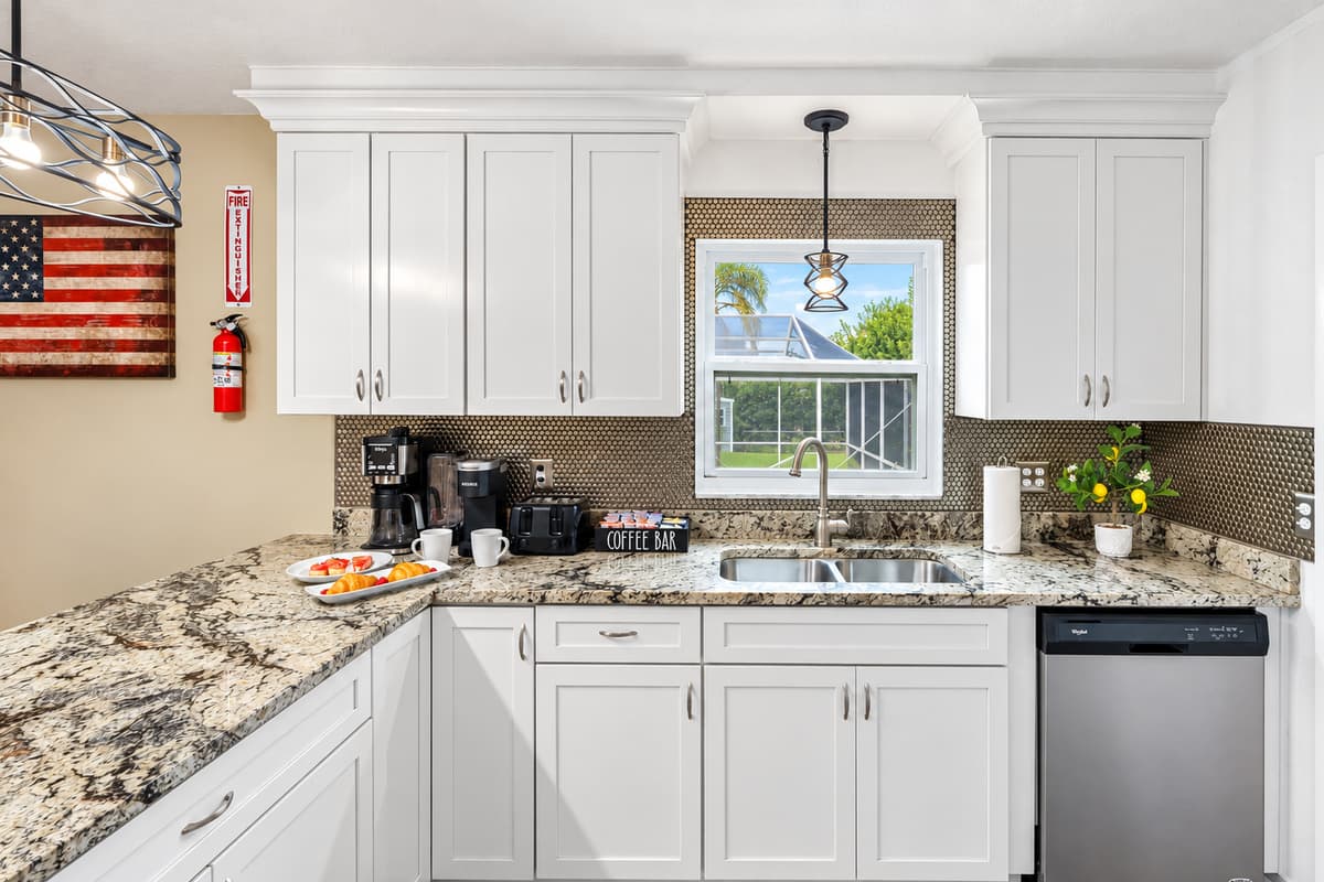 Fully equipped kitchen designed for cooking, entertaining, and everyday convenience.
