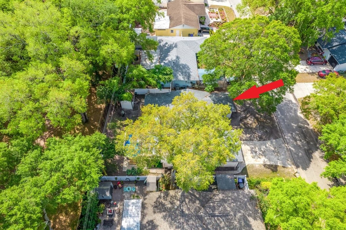Aerial view of our safe and beautiful neighborhood. Secured during your entire stay
