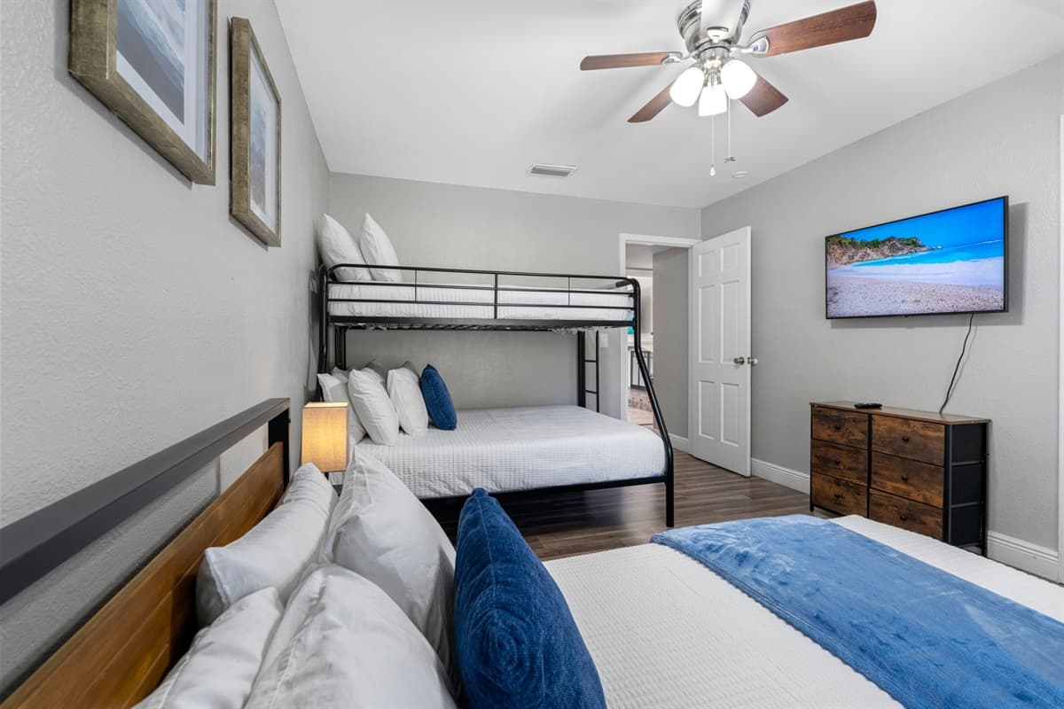 Spacious and stylish, this room is perfect for families or friends traveling together.